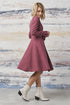Image 3 of linen dress with long ripple sleeves ideal for any season Justina from Baltic Linen